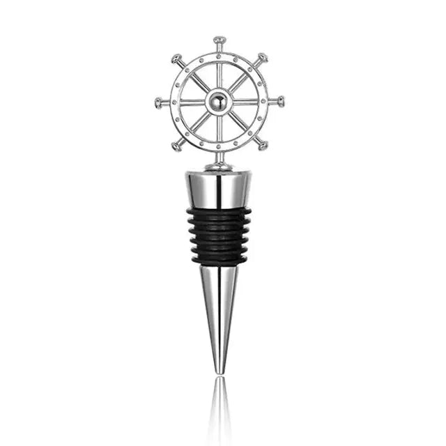 Zinc Alloy Wine Stopper Crystal Wine Champagne Bottle Stopper Vacuum Sealed Wedding Heart Gift Wine Pourer Stopper Dropshipping