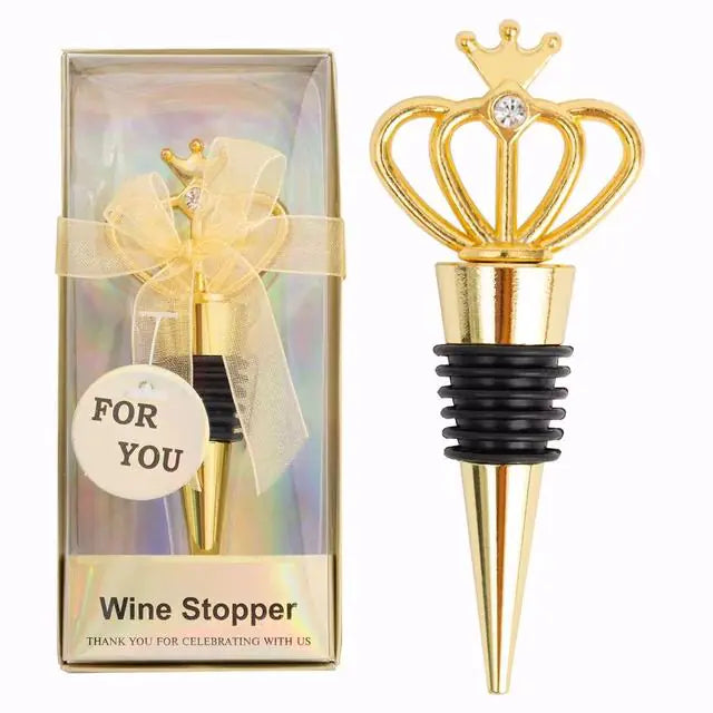 Zinc Alloy Wine Stopper Crystal Wine Champagne Bottle Stopper Vacuum Sealed Wedding Heart Gift Wine Pourer Stopper Dropshipping
