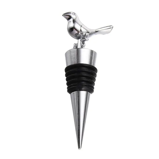 Zinc Alloy Wine Stopper Crystal Wine Champagne Bottle Stopper Vacuum Sealed Wedding Heart Gift Wine Pourer Stopper Dropshipping
