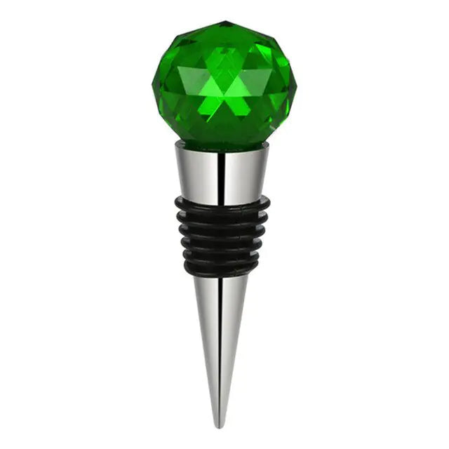 Zinc Alloy Wine Stopper Crystal Wine Champagne Bottle Stopper Vacuum Sealed Wedding Heart Gift Wine Pourer Stopper Dropshipping