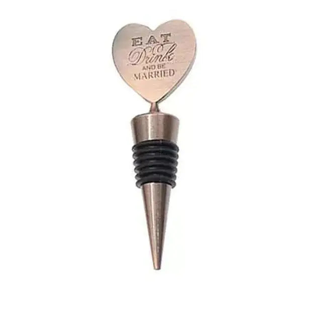 Zinc Alloy Wine Stopper Crystal Wine Champagne Bottle Stopper Vacuum Sealed Wedding Heart Gift Wine Pourer Stopper Dropshipping