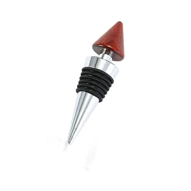 Zinc Alloy Wine Stopper Crystal Wine Champagne Bottle Stopper Vacuum Sealed Wedding Heart Gift Wine Pourer Stopper Dropshipping