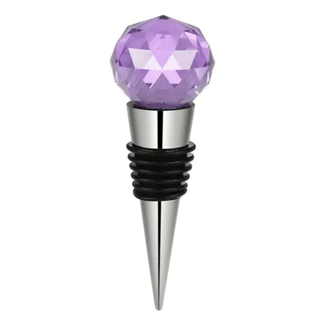 Zinc Alloy Wine Stopper Crystal Wine Champagne Bottle Stopper Vacuum Sealed Wedding Heart Gift Wine Pourer Stopper Dropshipping