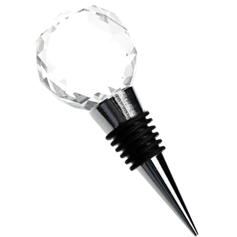 Zinc Alloy Wine Stopper Crystal Wine Champagne Bottle Stopper Vacuum Sealed Wedding Heart Gift Wine Pourer Stopper Dropshipping