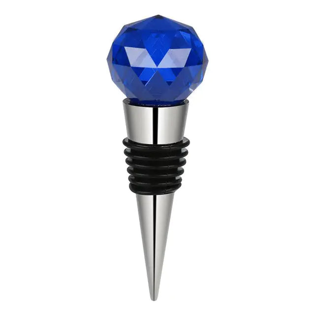 Zinc Alloy Wine Stopper Crystal Wine Champagne Bottle Stopper Vacuum Sealed Wedding Heart Gift Wine Pourer Stopper Dropshipping