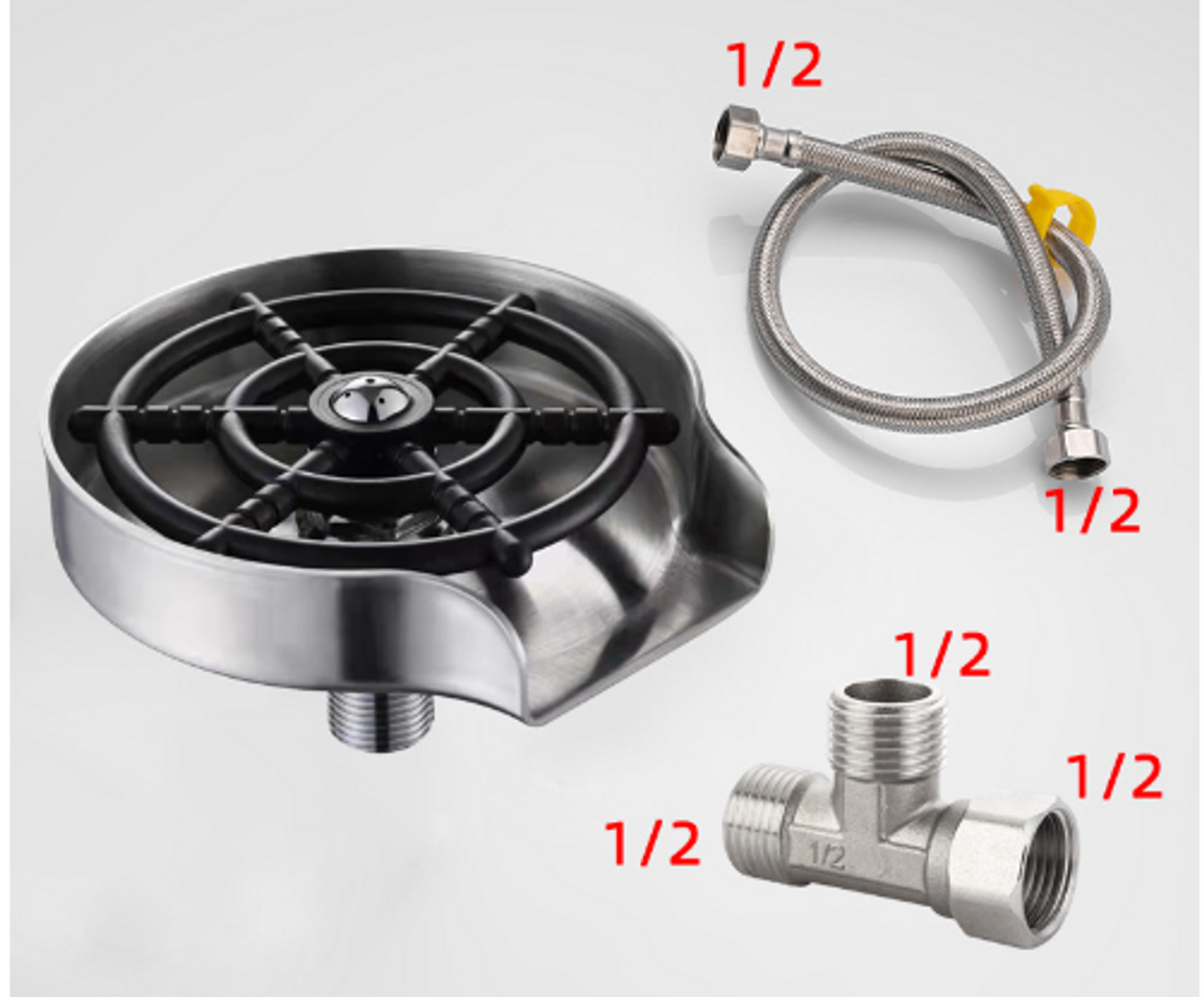 Fast Glass Rinser Cup Washer For Your Wet Bar