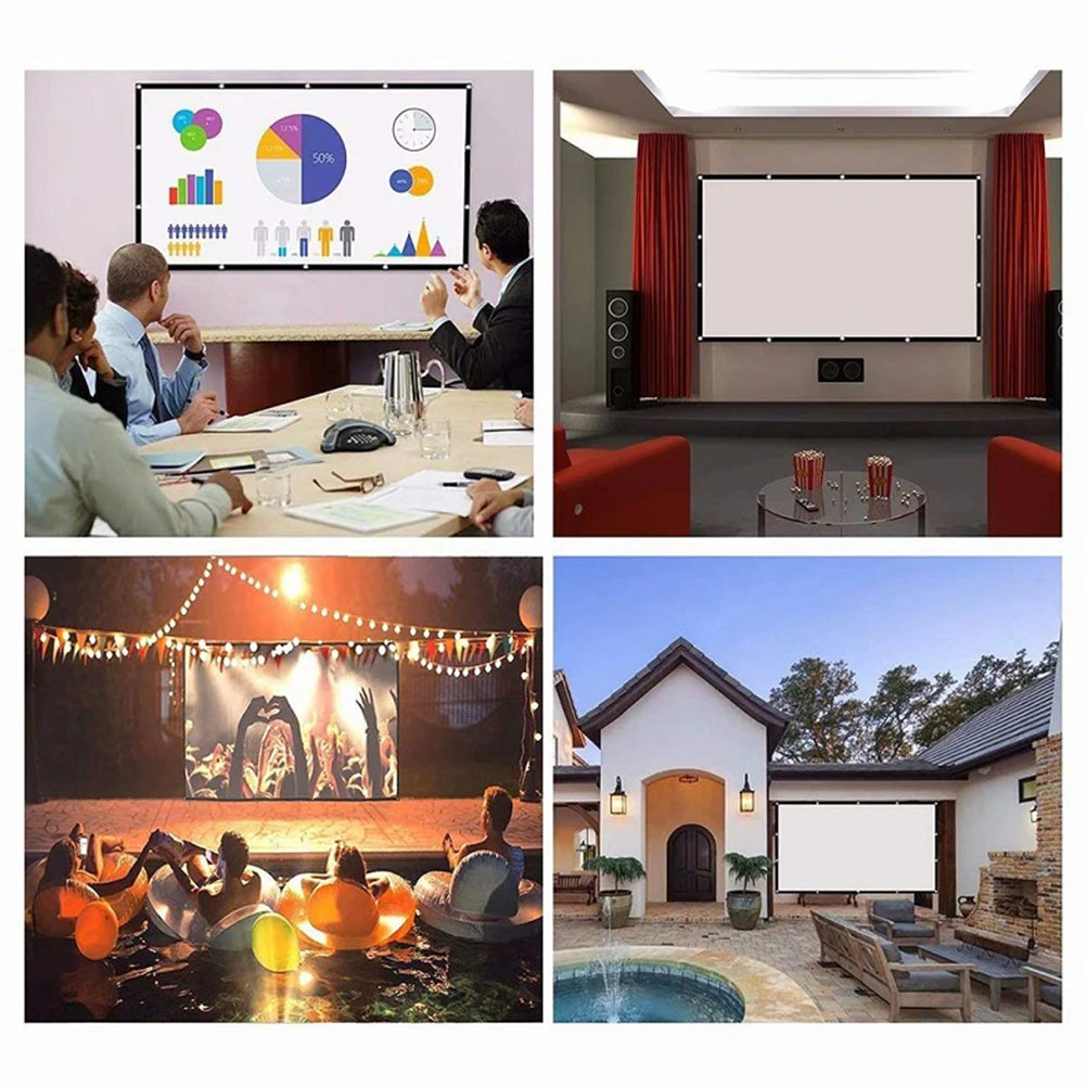 Halloween Projector Screen, Transform Any Space into a Cinema