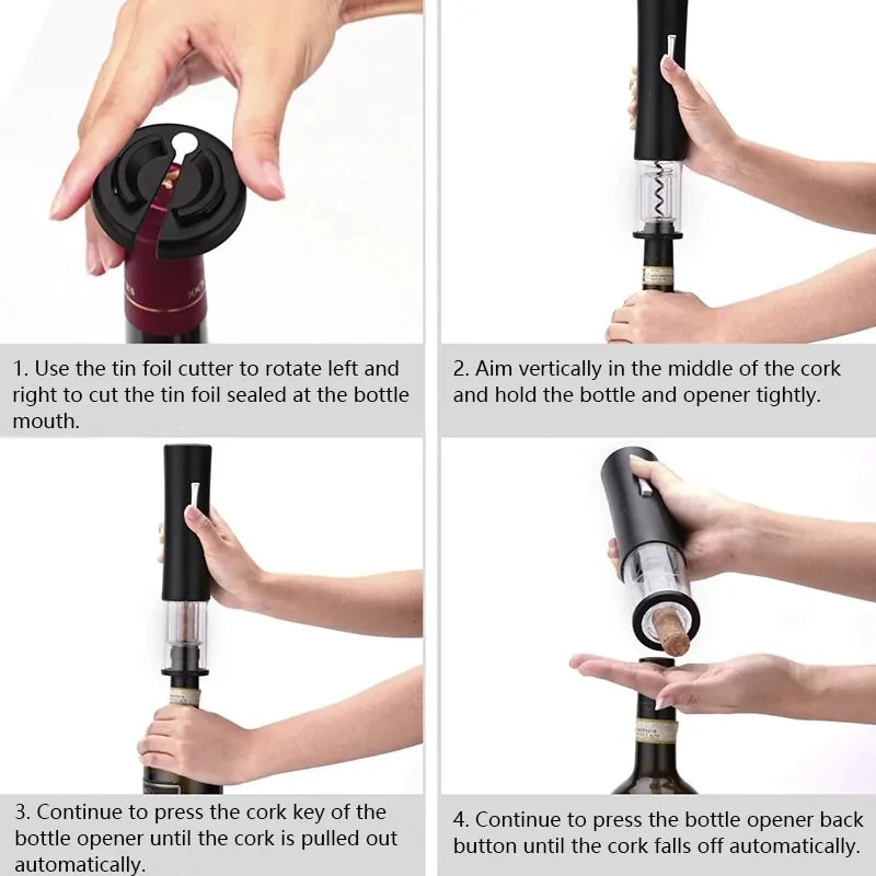 Effortless Wine Opening with the Automatic Wine Bottle Opener