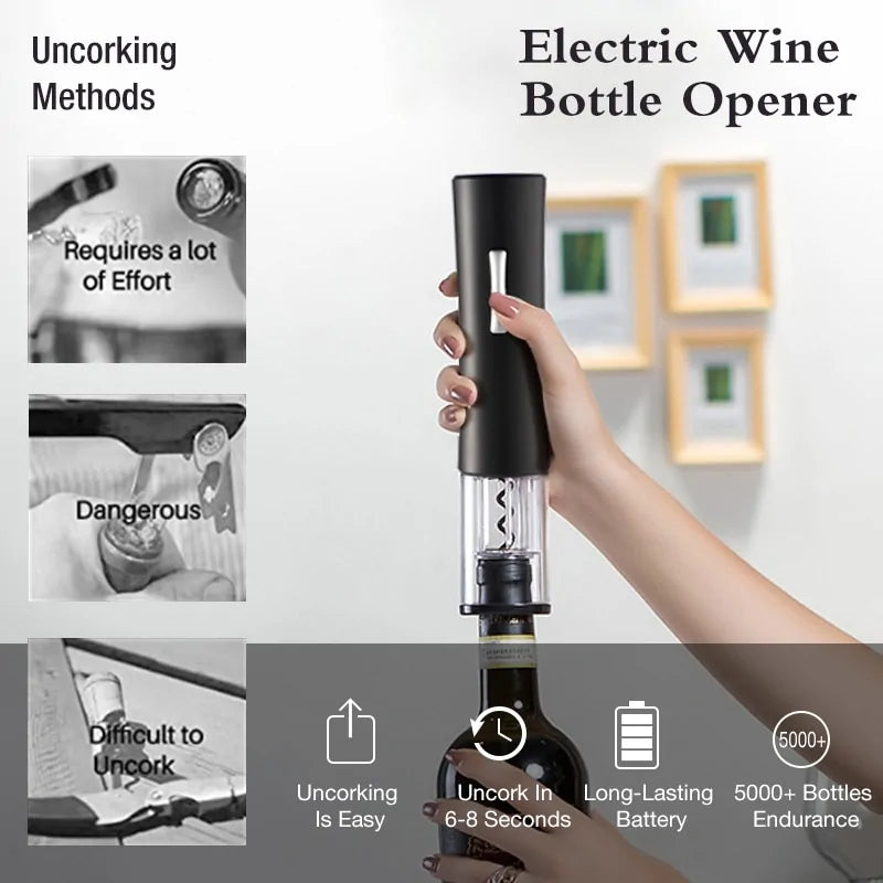 Effortless Wine Opening with the Automatic Wine Bottle Opener