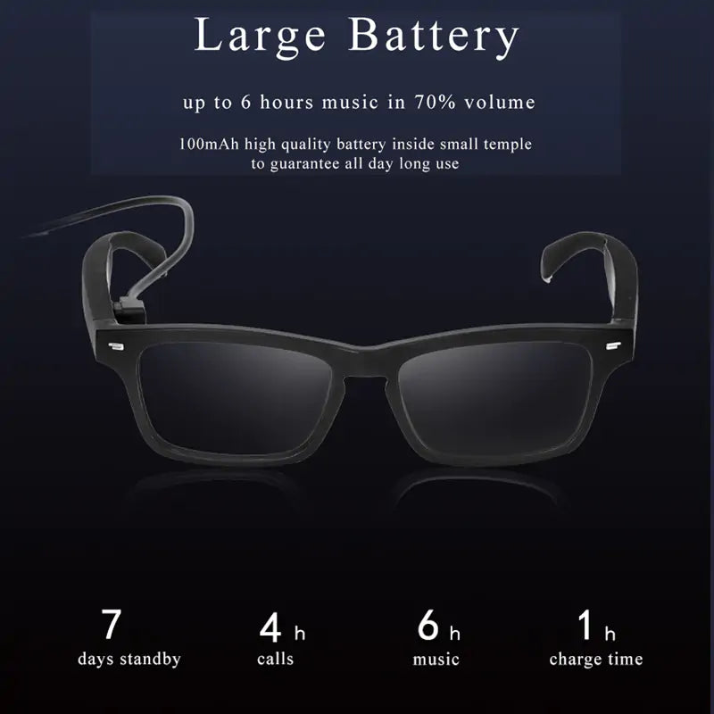 Bluetooth / Smart Glasses Wireless Bluetooth 5.0 Sunglasses