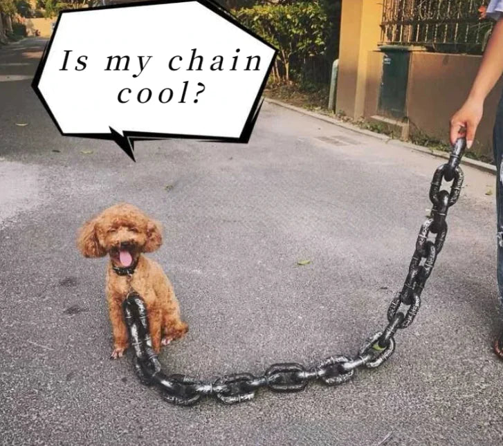 Dog Simulation Iron Chain